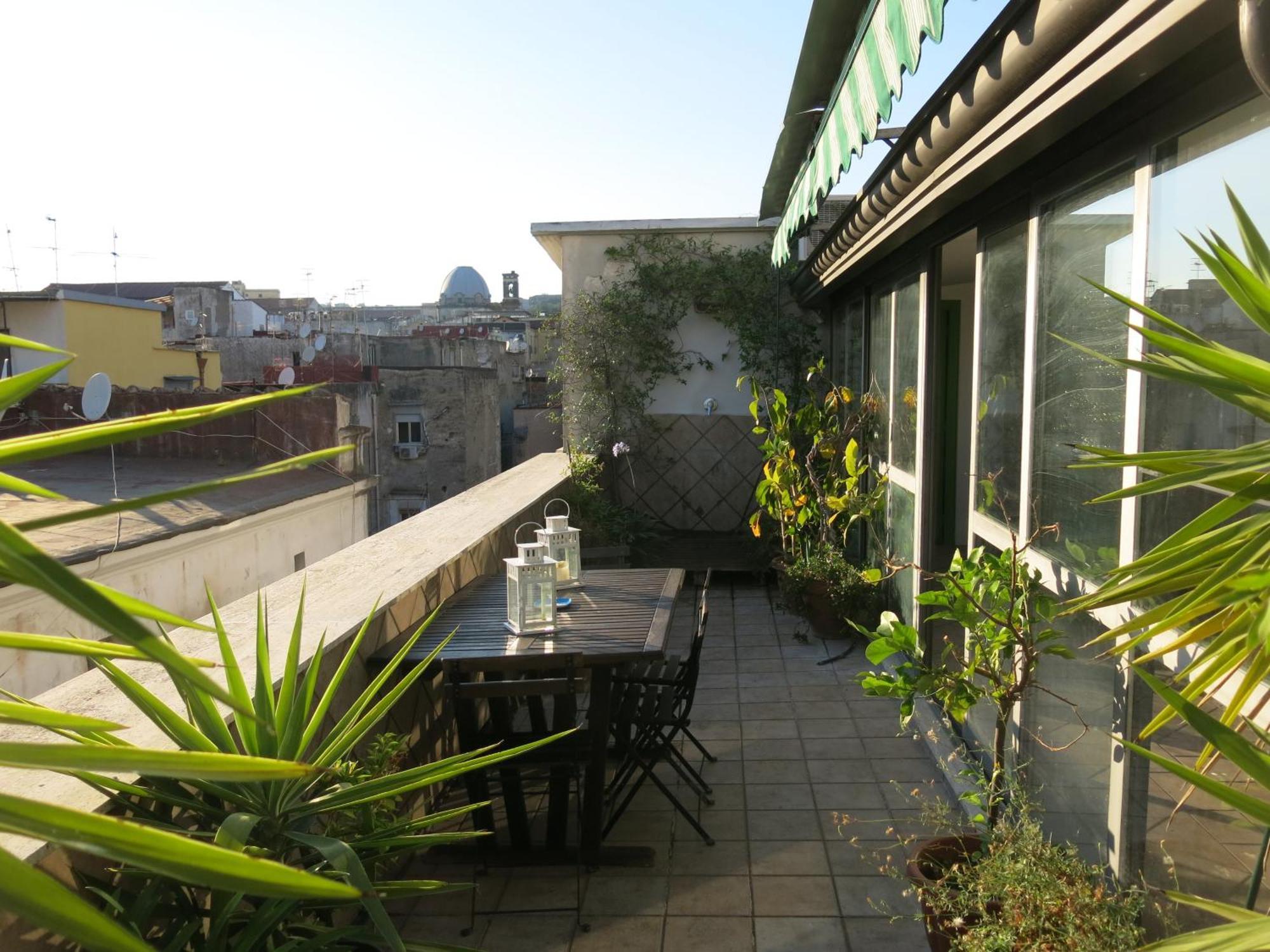 Historical Naples With Panoramic Terrace Apartment Exterior foto