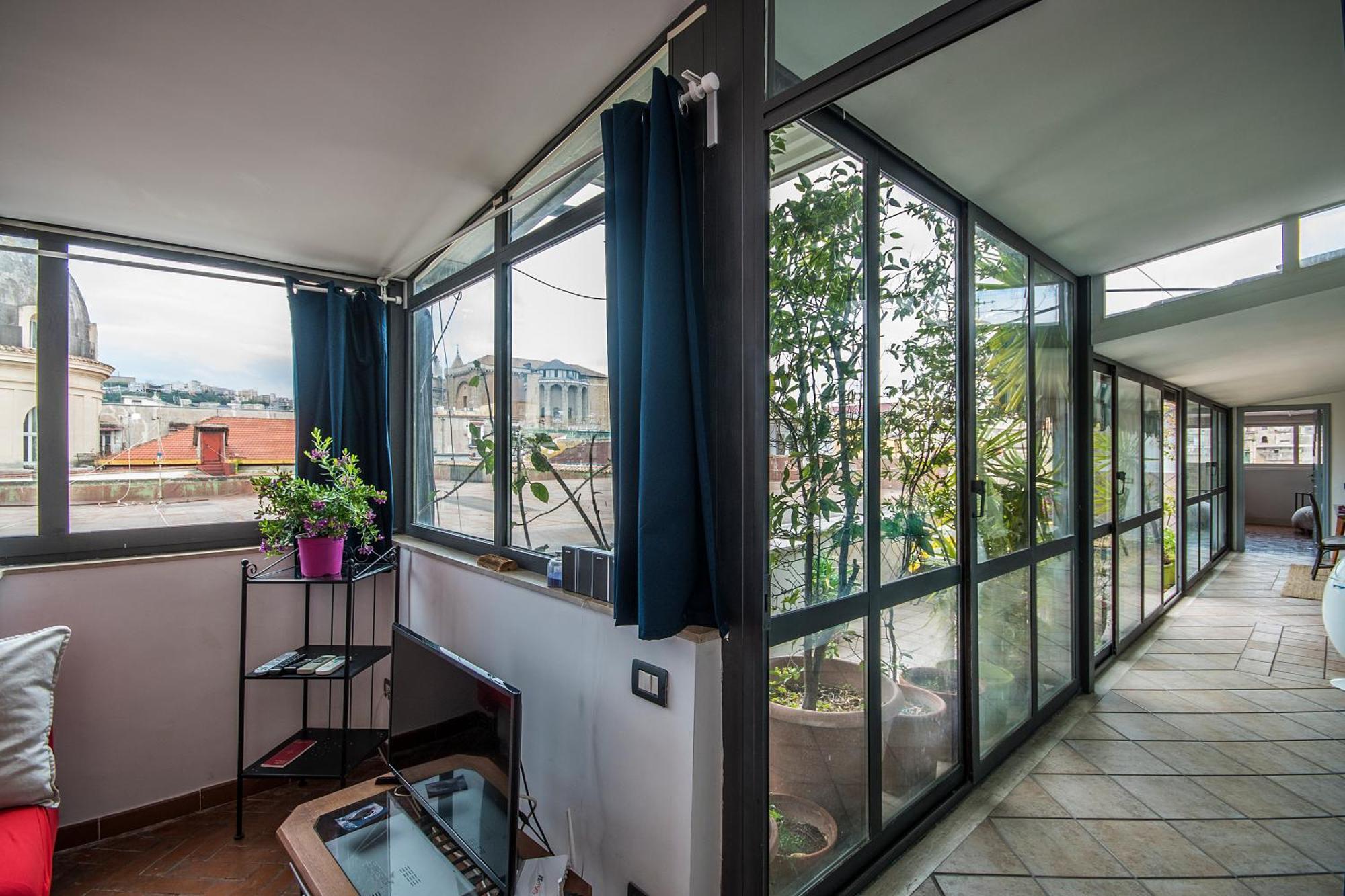 Historical Naples With Panoramic Terrace Apartment Exterior foto