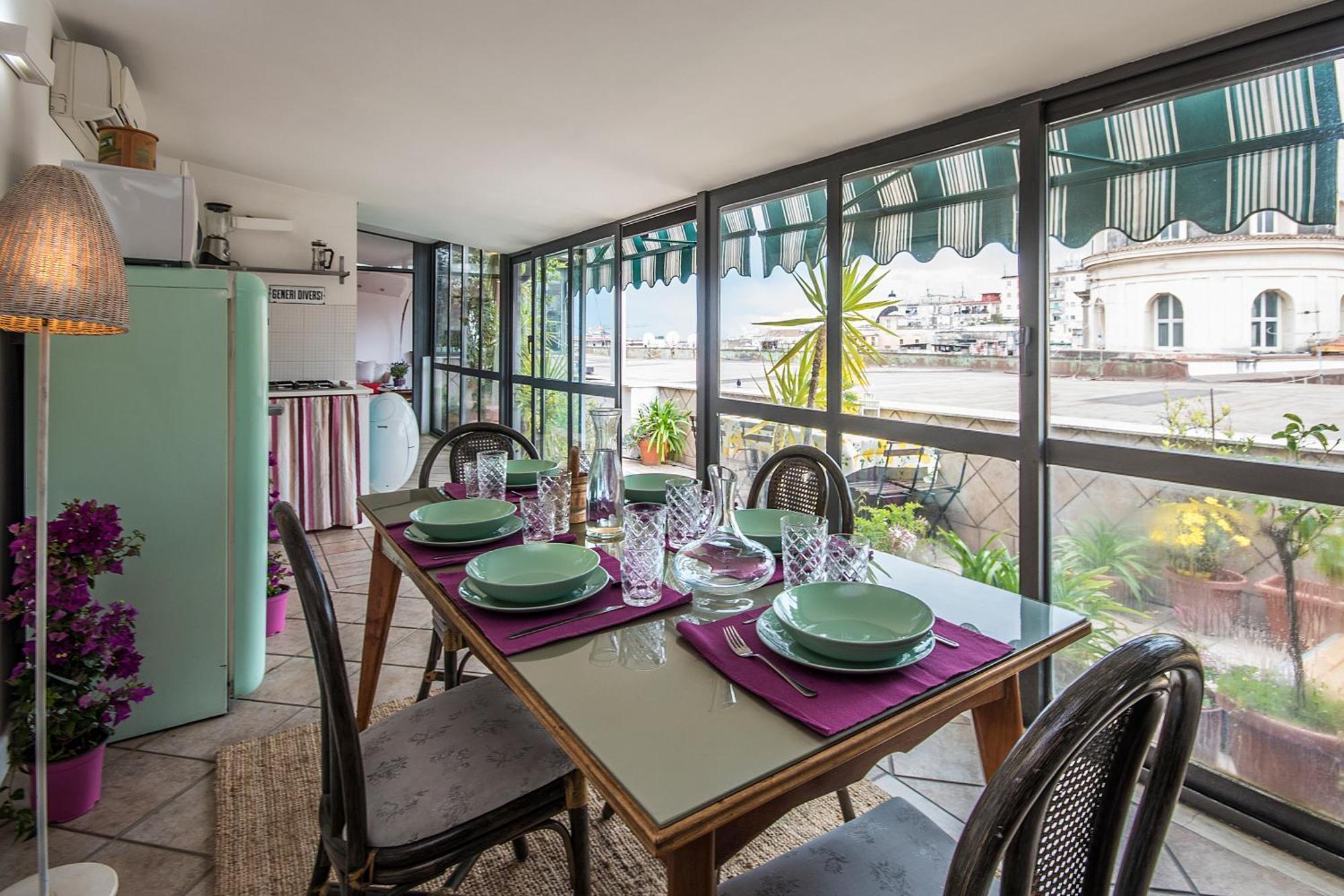 Historical Naples With Panoramic Terrace Apartment Exterior foto